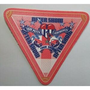 Tom Petty And The Heartbreakers Backstage Pass Original Rock Music 2010 Orange